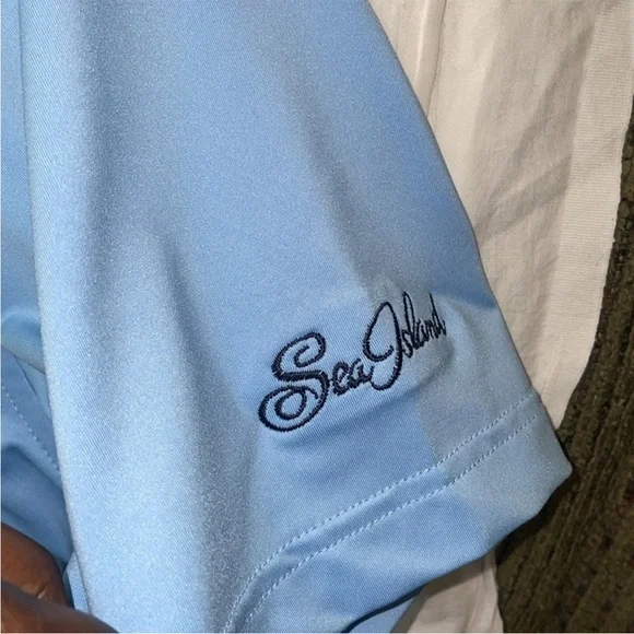 Peter MILLAR blue Solid color Polo med - Picture 4 of 4